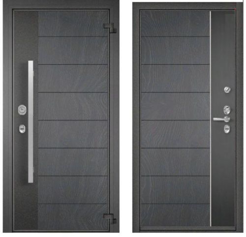 Детальная картинка двери DOMANI 100 ФМ ИРЛАНДСКИЙ СЕРЫЙ || Двери Сити