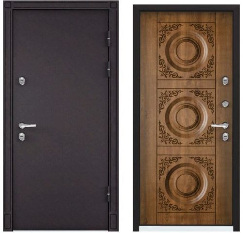 Детальная картинка двери SNEGIR 45 MP RAL 8019 S45-01 дуб медовый || Двери Сити