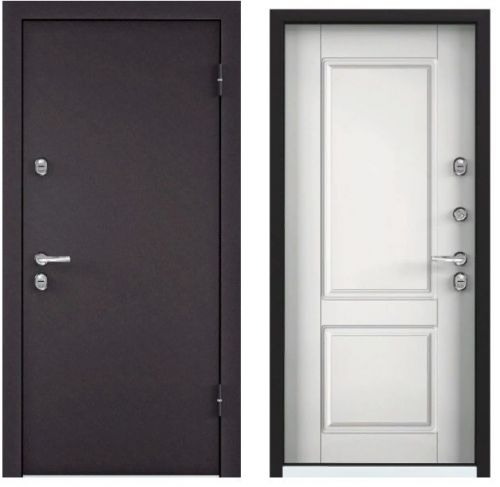 Детальная картинка двери SNEGIR 20 MP RAL 8019  S20-15 белый || Двери Сити