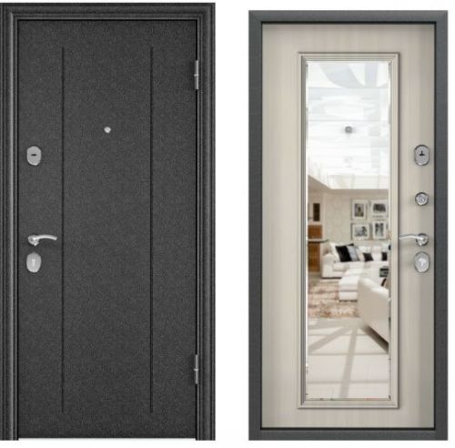 Детальная картинка двери DELTA 100 черный шелк DМ белый перламутр || Двери Сити
