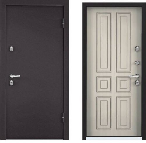 Детальная картинка двери SNEGIR 20 MP RAL 8019  S20-08 белый перламутр || Двери Сити