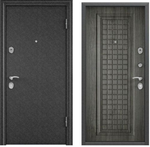 Детальная картинка двери DELTA M 10 черный шелк СК63 дуб пепельный || Двери Сити