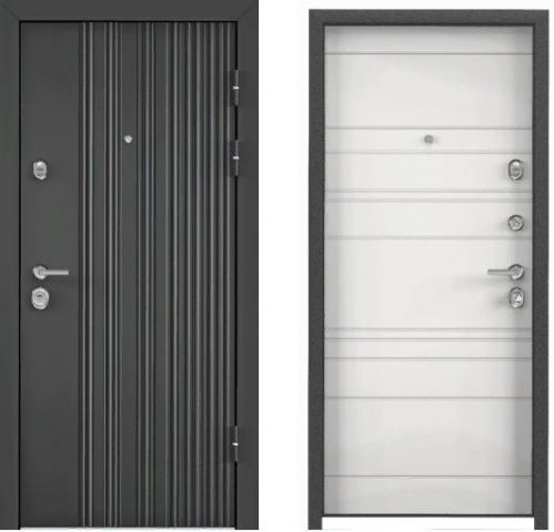 Детальная картинка двери ULTIMATUM-М PP KB-28  темный пепел /  белый КВ-29 || Двери Сити