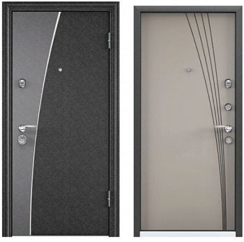 Фото двери SUPER OMEGA 10 MAX SP-10GN черный шелк RS-12 Кремовый ликер || Двери Сити