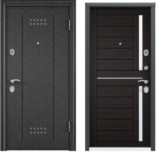 Детальная картинка двери DELTA M 12 DL-2 черный шелк DPC-2W Венге поперечное || Двери Сити