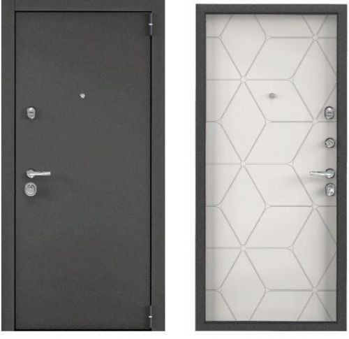 Детальная картинка двери SUPER OMEGA 100 черный муар RP10 SO-HT-3 СТ Милк Матовый || Двери Сити