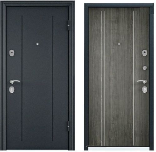 Детальная картинка двери DELTA M 10 RGSO темно-синий букле DML-01 Дуб пепельный || Двери Сити